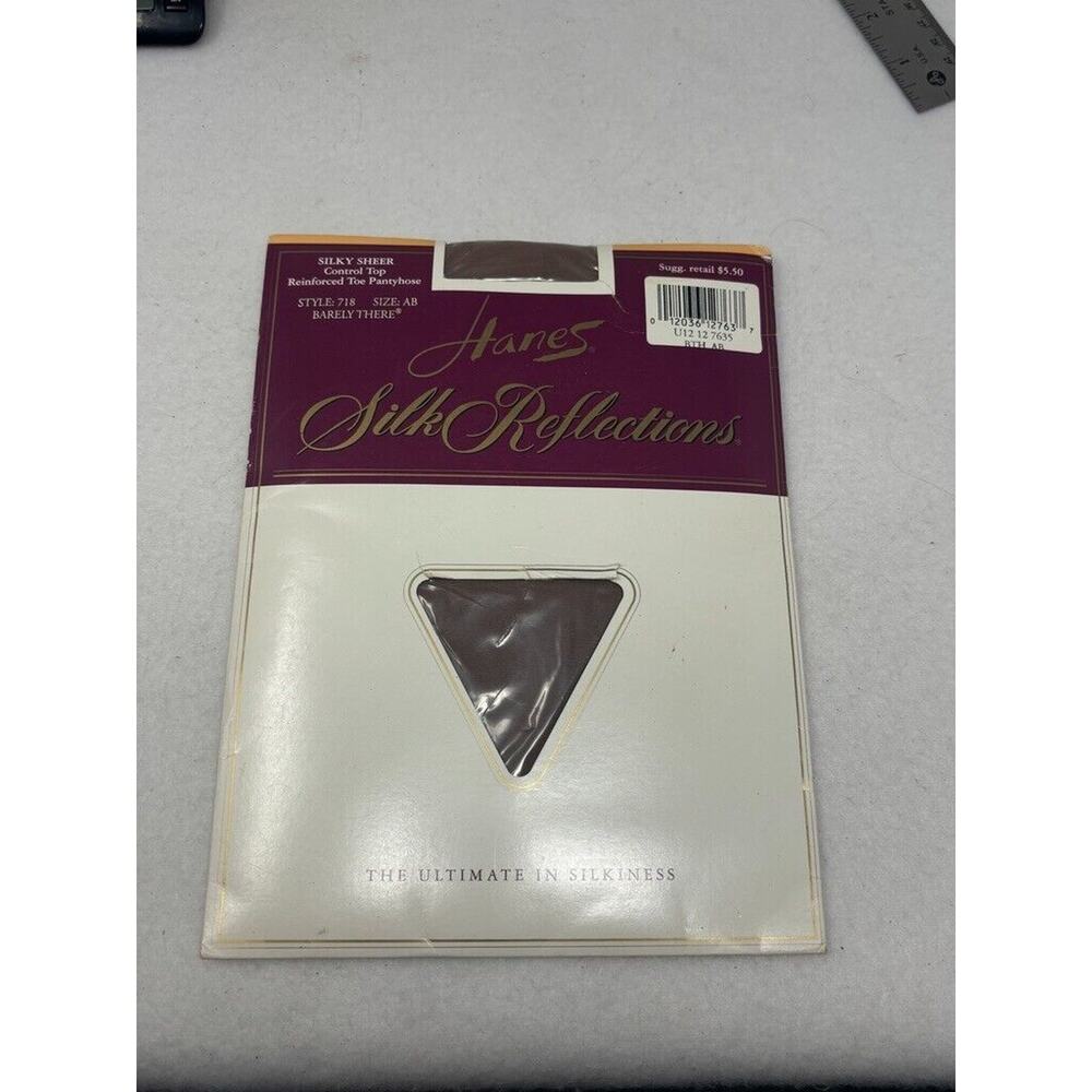 90s Hanes Silk Reflections Silky Sheer Pantyhose 718 Travel Brownโ Size AB